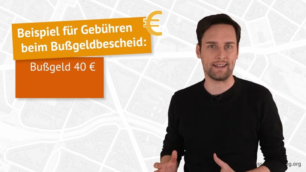 Alle Gebühren, die beim Bußgeldbescheid anfallen, verrät dieses Video.