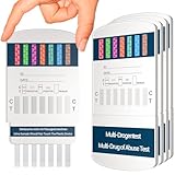 5x 10in1 Multi Drogentest Urintest – 10 Drogenarten – Drogenschnelltest auf THC, Amphetamine,...