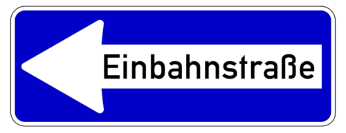 Verkehrszeichen 220: Einbahnstraße