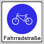 VZ 244.1 - Fahrradstraße