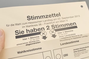 Anleitung zum Wahlzettel: Beim Ausfüllen gilt es unter anderem die Anzahl der Stimmen zu beachten.