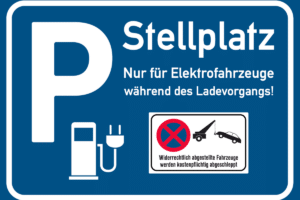 Elektroautos bieten verschiedene Vorteile. zum Beispiel sind bestimmte Parkflächen für sie vorbehalten.