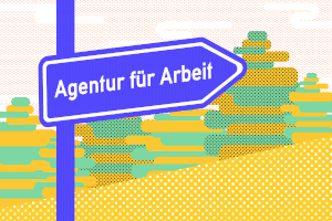 Eine Leistung der Arbeitslosenversicherung können Sie bei der Agentur für Arbeit beantragen.