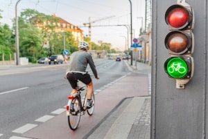 Die Promillegrenze für Fahrrad-Fahrer liegt bei 1,6.