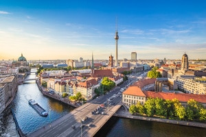 In Berlin gibt es die größte Veranstaltung zum Public Viewing beim Fußball.