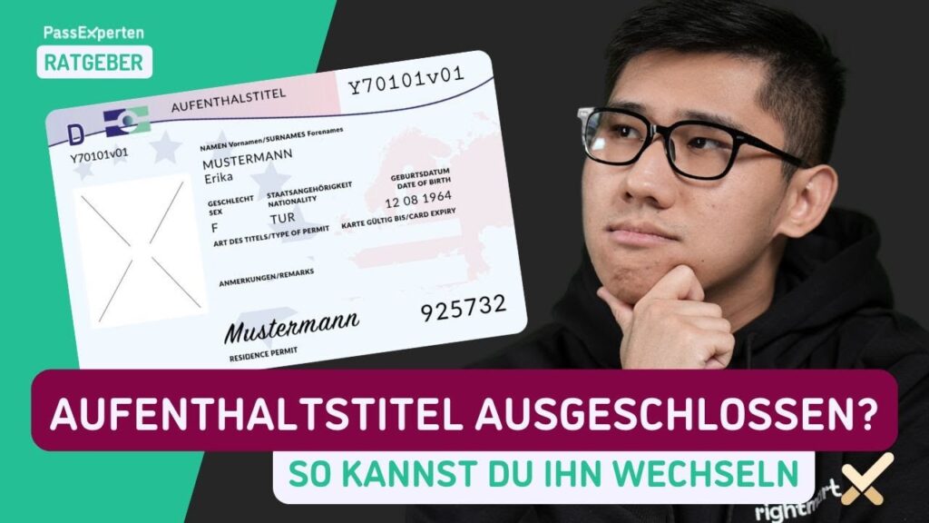 Bei welchen Aufenthaltstiteln eine Einbürgerung ausgeschlossen ist. erfahren Sie in diesem Video.