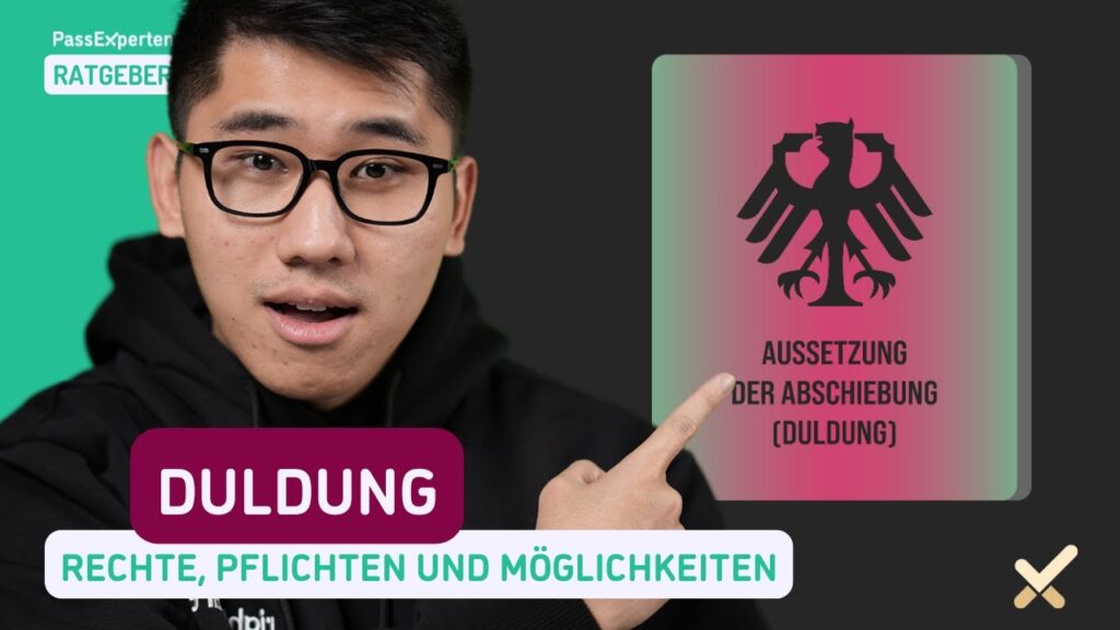 Dieses Video erklärt die wichtigsten Infos zur Duldung.