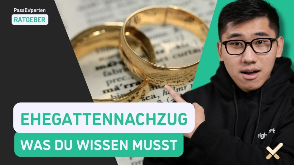 Ist der Ehegattennachzug nach Deutschland möglich? Dieses Video erklärt's.