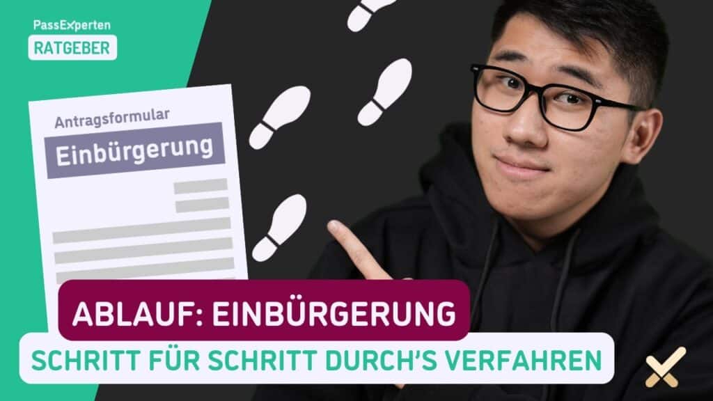 Dieses Video zeigt Ihnen, wie Sie Schritt für Schritt durch das Einbürgerungsverfahren kommen.