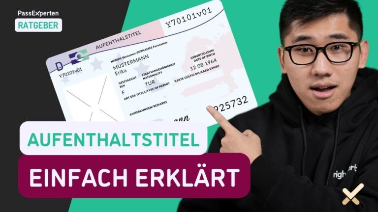 Der Aufenthaltstitel Als Fortbestehend 81 Abs 4 Aufenthg Aufenthaltstitel: Arten, Voraussetzungen und Kosten