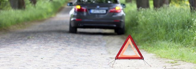 Auch nach einem Unfall können Bußgelder drohen, z. B. wenn Sie die Unfallstelle nicht absichern.