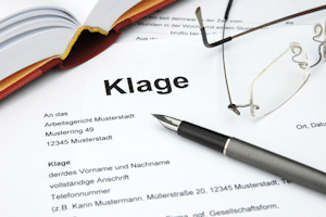 Eine Unterlassungsklage droht, wenn Sie die Unterlassungserklärung nicht unterschreiben.