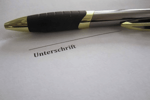 Unterlassungserklärung unterschreiben: Damit akzeptieren Sie die Bedingungen.