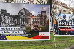 Es ist keine Seltenheit, dass Unbekannte Wahlplakate bemalen ober beschädigen.