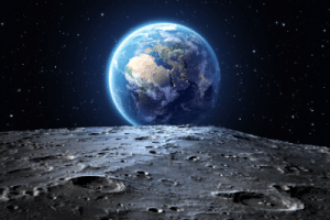 Rohstoffabbau im Weltraumrecht: Auf dem Mond ist derzeit eigennutzorientierte Ressourcengewinnung rechtlich unzureichend untersagt.
